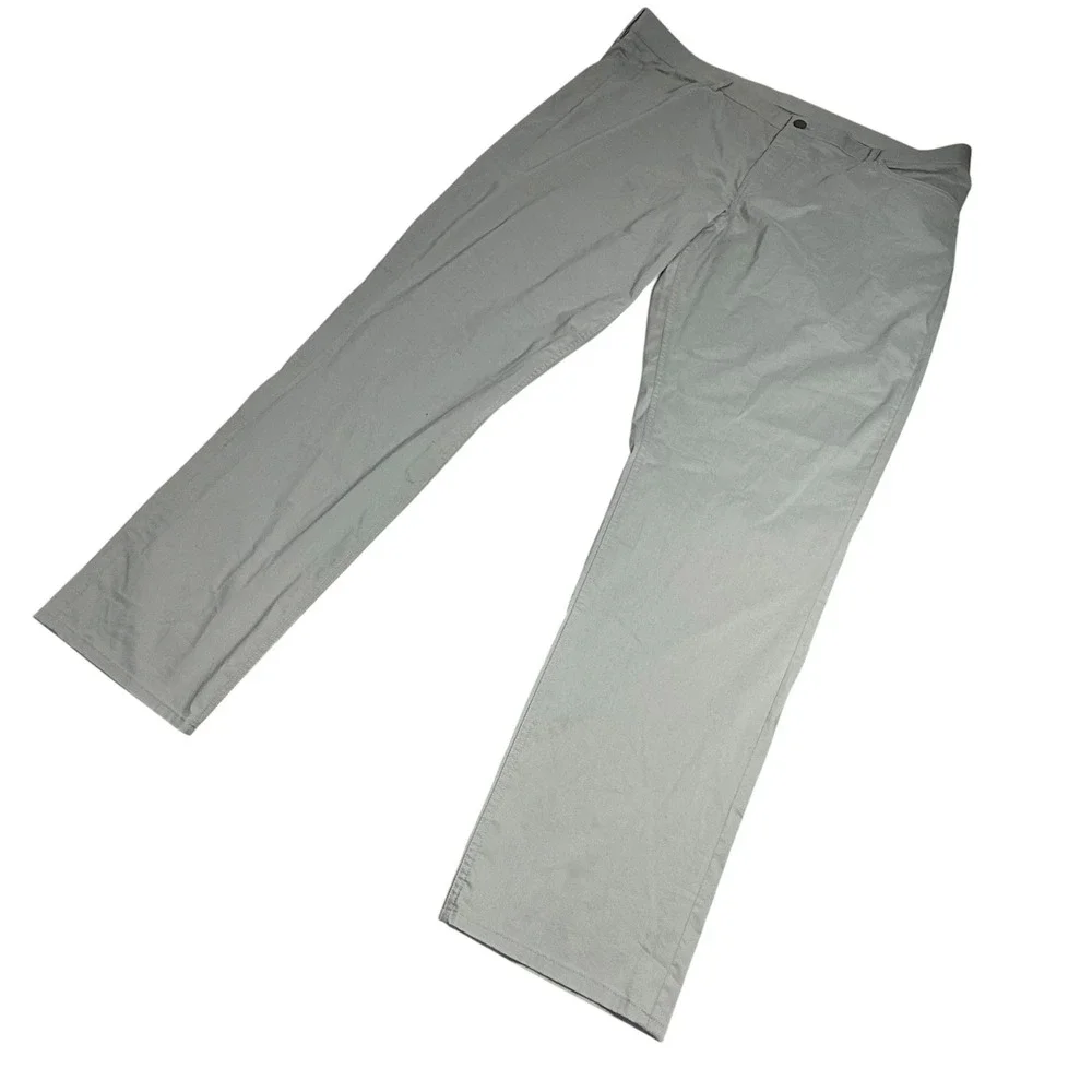 Faherty Reserve Movement 5-Pocket Chino Pant 42x34 Willow Green MBC0104-WEG Mens